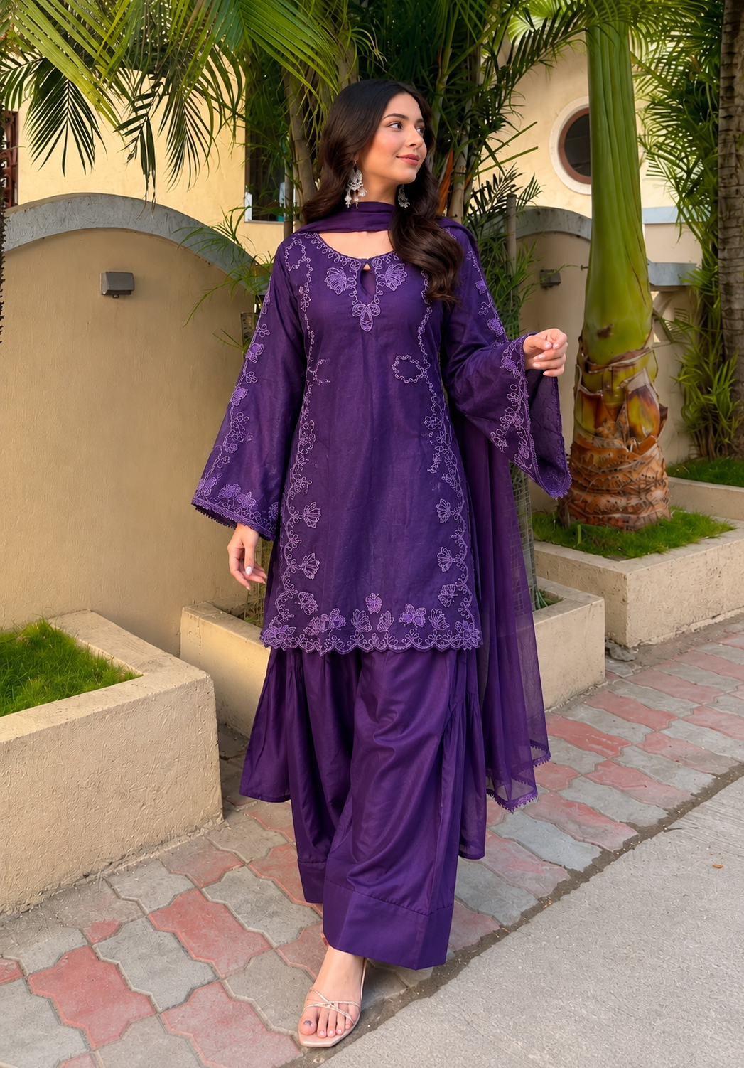 Shimmer Handwork Suits
