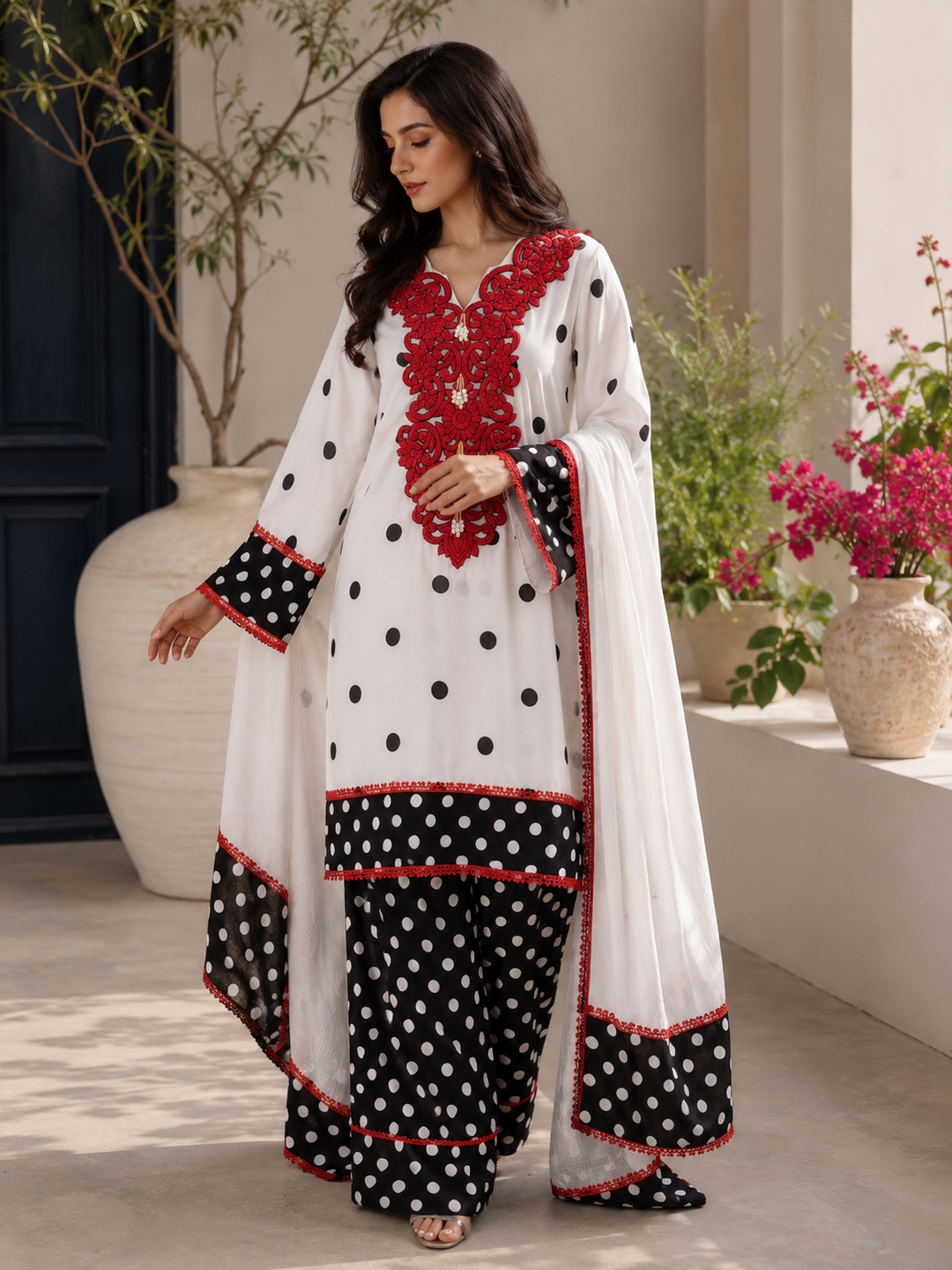 Polka Farshi Salwar Suits