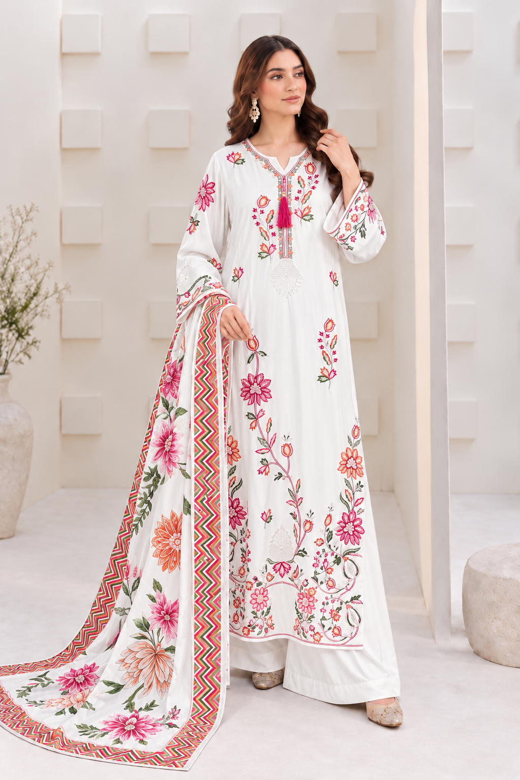 Embroidered Long Suits