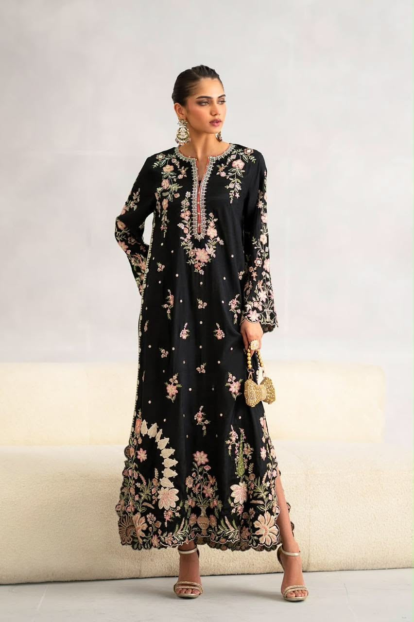 Pakistani Long Embroidered Suits