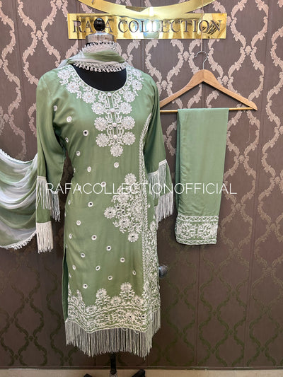 Kashmiri Embroided Suit 542