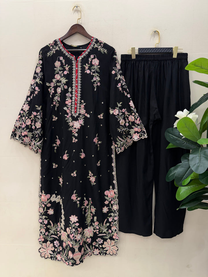 Pakistani Long Embroidered Suits
