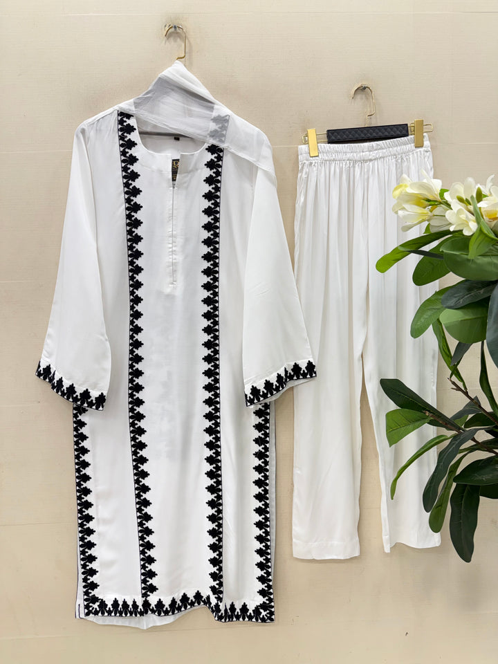 Embroidered Long Suits