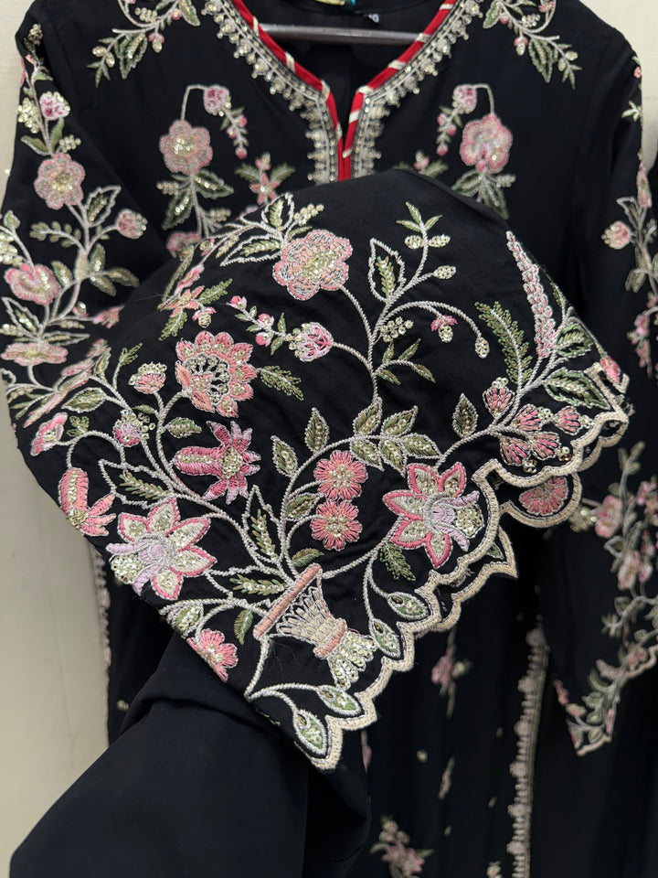 Pakistani Long Embroidered Suits