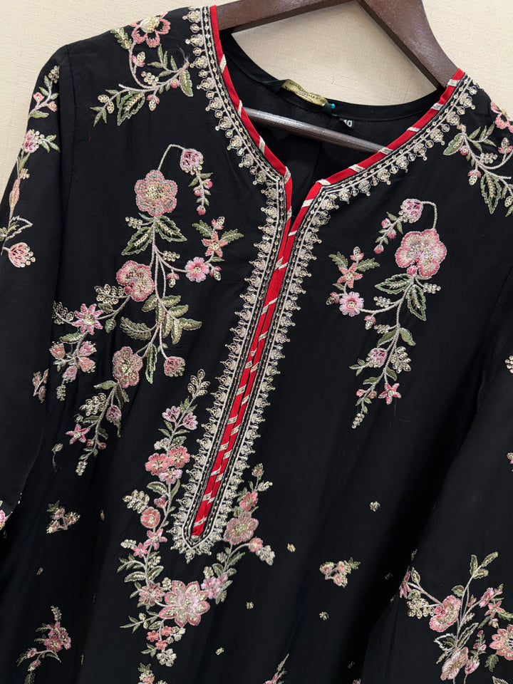 Pakistani Long Embroidered Suits