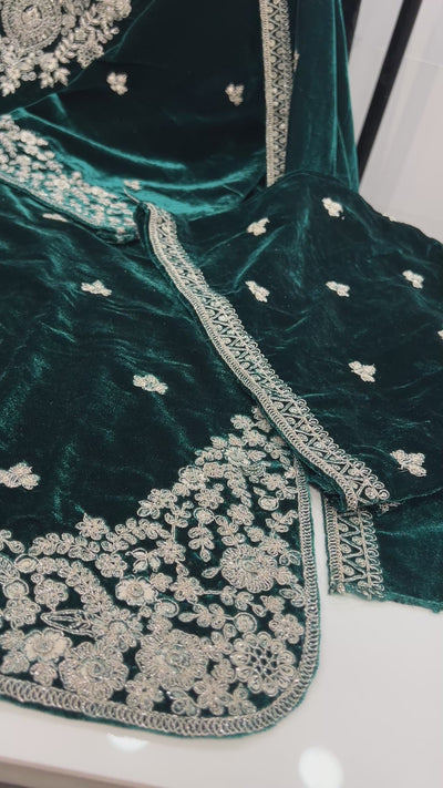 Velvet Pakistani suits 1618