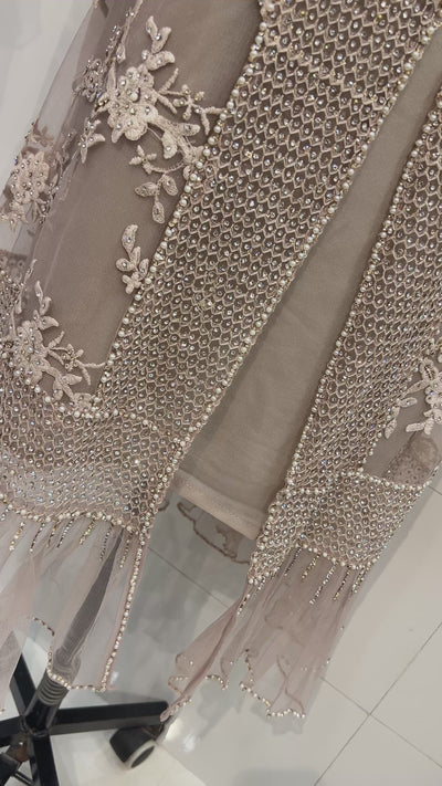 Bridal frill dress 1011