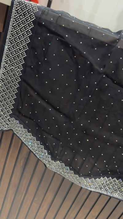 Black Eid wala Suit 1727