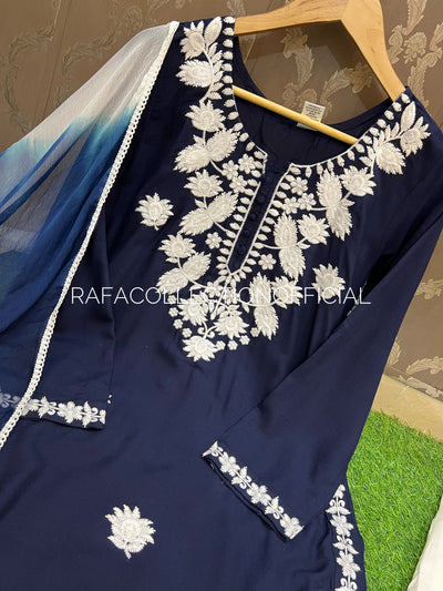 Lukhnawi embroided suit
